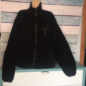 Helly Hansen black full zip fleece jacket size medium